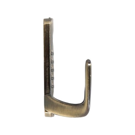 Furniture tundra hook TKD011, two -rod, ancient bronze, 4 pcs TMP-3