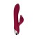 Vibrator with clitoral stimulant L’Eroina by Toyfa Sangra, silicone, burgundy, 20.5 cm
