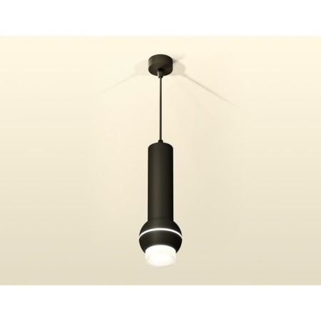 A set of suspended lamp with additional backlight Ambrella Light, Techno, XP11020010, GU5.3, color black sand-1
