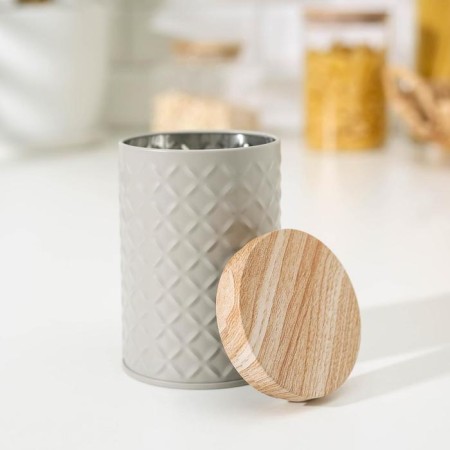 Bank for bulk products "Scandy", 430 ml, 11.5 × 7.3 cm, color gray color-3