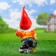 Garden figure "Dwarf with a bucket" 19x18x40cm