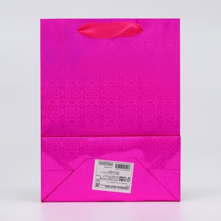 Packet Holography with a window, "pink", s 23.5 x18 x 8.5 cm-1
