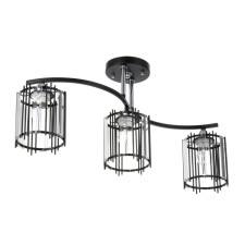 Astril chandelier 3he27 40w Black 61.5x12x28.5cm Bayerlux