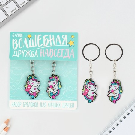 A set of keycases "Unicorn", 2 pcs., 11 x 17.5 cm.-4