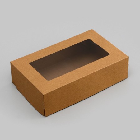 Packaging for products, craft with a window, 23 x 14 x 6 cm, 1.9 liters-5
