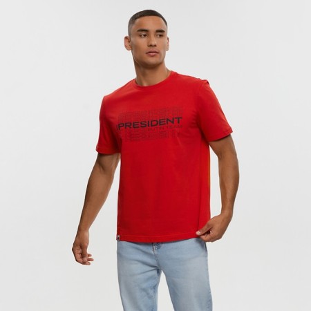President T -shirt, XXL size, red color-1