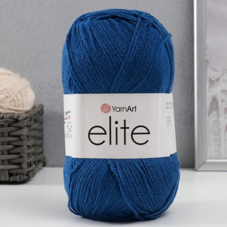 Yarn "Elite" 100% acrylic 300m/100g (209 jeans)-4