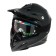 Glass-mask for motorcycle driving, transparent glass, bomber, OM-28