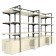 An island rack drive with doors l = 660 mm, maple color