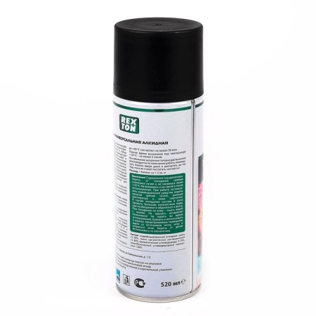 Emanca Alpine universal Rexton, black matte, aerosol, 520 ml-3