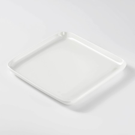Porcelain dish wilmax, d = 19 cm, white color-1