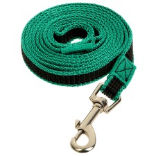 Kaponnoye zonik leash with double latex thread, 2 m x 1.5 cm, green
