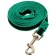 Kaponnoye zonik leash with double latex thread, 2 m x 1.5 cm, green
