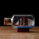 Ship "Anna" in a bottle, sails mix, 7.5*4.2*5cm