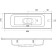 Snow -out sink uperwood modul 60 cm, rectangular