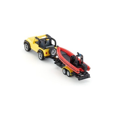 A jeep with a boat-1