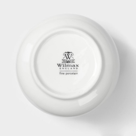 Porcelain sugarian with a Wilmax lid, 210 ml, white color-4