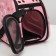 A folding bag-sheer with a separate entrance, EVA material, 43.5 x 28 x 33 cm, pink