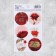 Stickers for gifts and flowers "Love", flowers, 9 x 16 cm