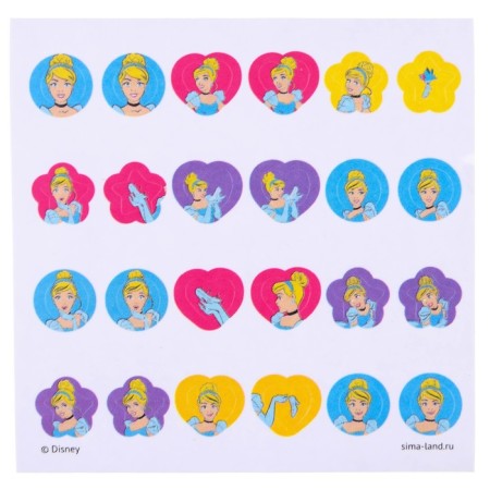 Stickers for creating the image "Cinderella", princesses-3