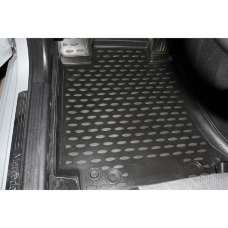 Rugs in the Mercedes-Benz Salon C-Class W204 2007-2014, 4 pcs. (polyurethane)-4