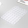 Casket Plastic for trifles "rectangular" 24 compartments 18.8x13x1.7 cm