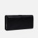 Women's wallet on magnets, black color