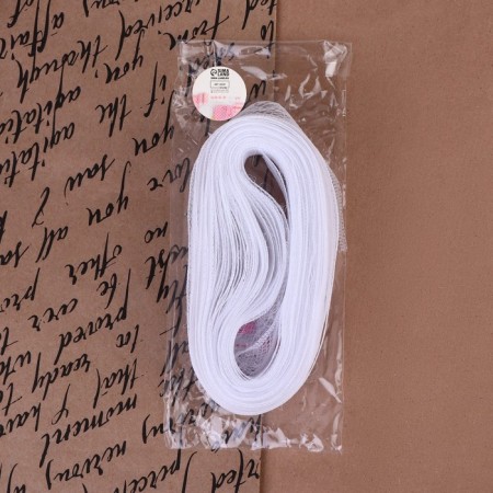 Capricon lace, 20 mm × 10 ± 1 m, white color-3