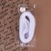 Capricon lace, 20 mm × 10 ± 1 m, white color