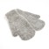Women's mittens minaku is monophonic with rhinestones, p. 23 cm, cent