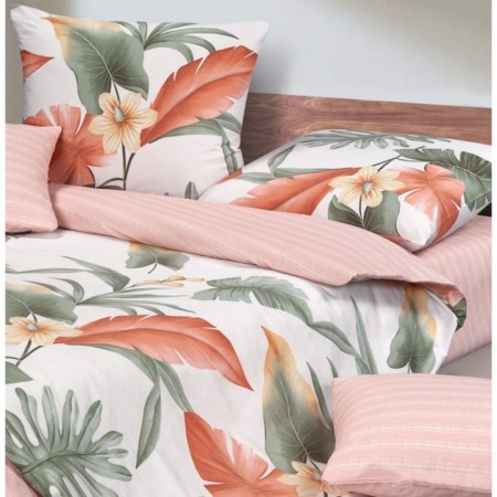 Bed linen 1.5 joint venture "Poinsettia", size 150x215 cm, 145x215 cm, 70x70 cm - 2 pcs-1
