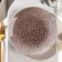Porcelain plate flat Natur Sand, D = 16.5 cm, brown color