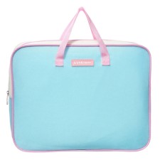 Folder with handles Textile A4, 360 x 290 x 70 mm, Erich Krause Pastel Light Blue, Pastel/Blue, 54678