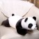 Soft toy "Panda", 65 cm, black and white color