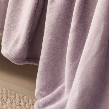 Plad Etel TsV. Syrennevy 180*200 cm, 100% p/e, coral-flis 220 g/m2-1
