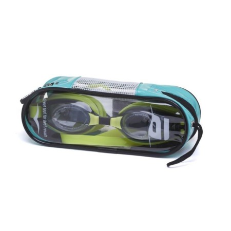 ATEMI M403 swimming glasses, silicone, yellow-4