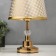 Table lamp 16227/1GD E27 40W gold 21x21x34.5 cm Risalux