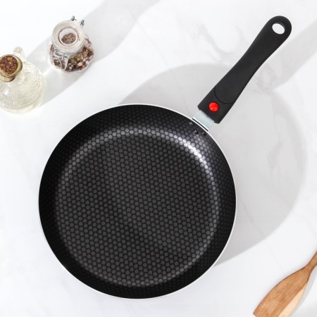Forever pan, d = 26 cm, removable handle, anti -stick coating, black color-1