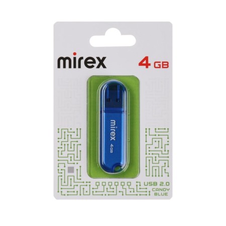 Flash drive Mirex Candy Blue, 4 GB, USB2.0, th Up 25 MB/s, PBU up to 15 Mb/s, blue-2