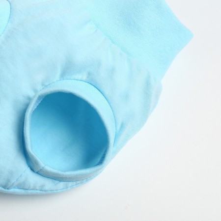 Kit (T -shirt, panties on the diaper) for children, blue color, height 68 cm-2