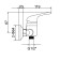 Accoona A8060 shower mixer, one -leaf, chrome