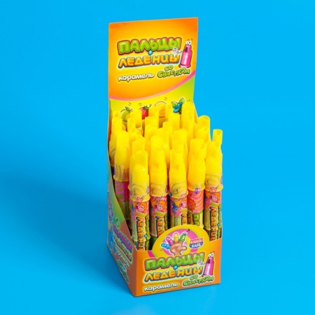 Caramel "Fingers-vanets", with a whistle, 8 g