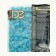 Soil for the aquarium "Galki color, turquoise" 800 g of 8-12 mm