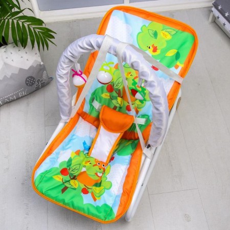 Swear-rocking chair for newborns "Forest Fairy Tale", game arc, removable toys mix-8