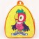Baby backpack, leatherette, 23x21x10 cm, "beloved heroes", parrot Kesha