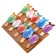 Decorative clothespins with a rope for the suspension "Easter eggs" set 10 pcs.