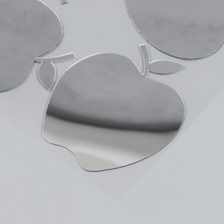 Interior mirror sticker "Apple" 38x31 cm-2