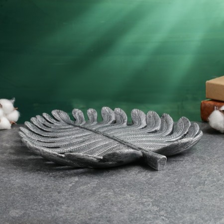Steel stand "Palm leaf Bolshoi" steel with a postponement, 29x25cm-3
