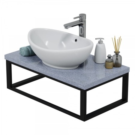 Santa foster marble counterattack 805x35x450 mm, gray color-3