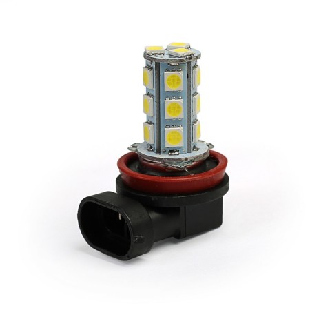 LED lamp KS, H11, 18 SMD 5050 diodes, 12 V, white
